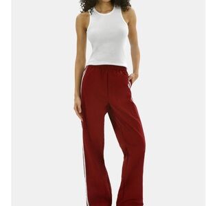 No Boundaries Women's Burgundy Track Pants